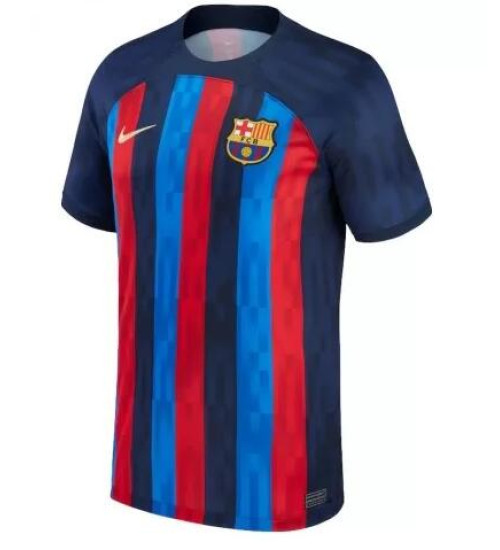 Custom Barcelona Red and blue Home Authentic 2022-23 Jersey 