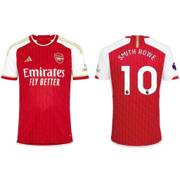 Arsenal SMITH ROWE 10 Home Red 2023-24 Authentic Jersey